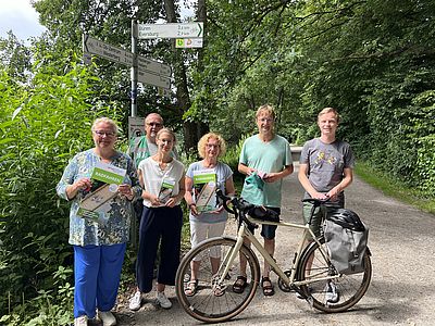 Die Radroutenpaten kümmern sich ehrenamtlich gemeinsam mit der Tourismusgesellschaft Osnabrücker Land mbH um die über 50 Fahrradrouten im Osnabrücker Land. 